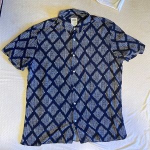 Zara Relaxed Fit Dress Shirt, Size L